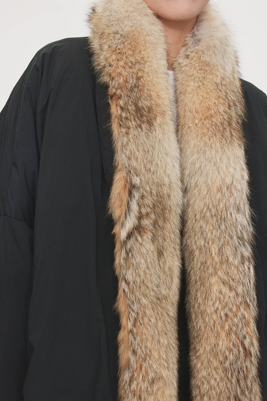 Canadian Wolf Fur Collar & Czech White Goose Down Coat